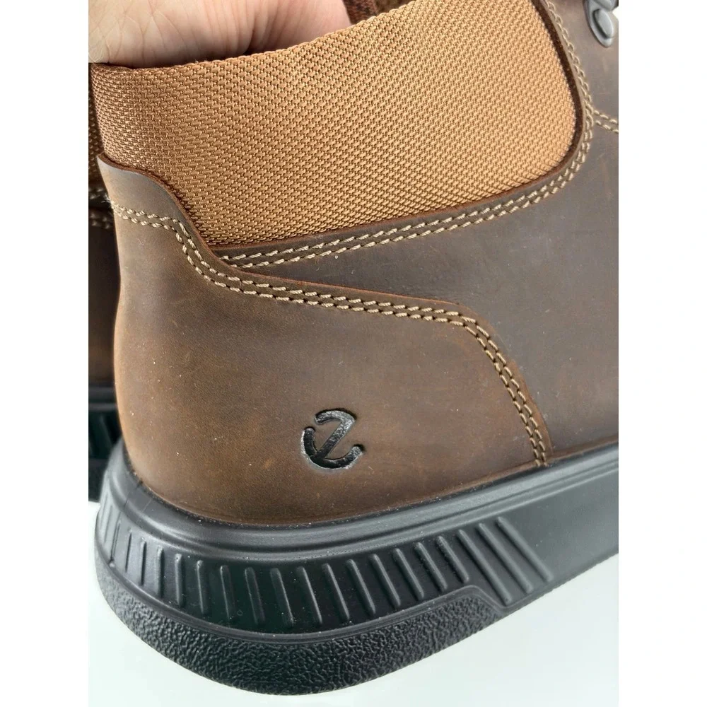ECCO Move Leather Mid-Cut Nubuck Boots,  Fluidform Comfort, Men's  44 (10-10.5)